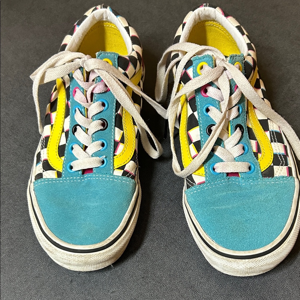 Vans Multicolor Checkered Sneakers